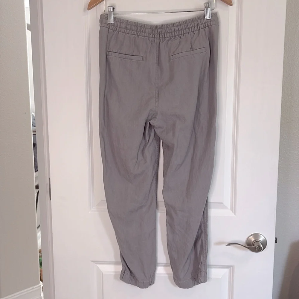 J Crew Point Sur Jogger Pants Linen Blend Size 2 - Picture 7 of 11